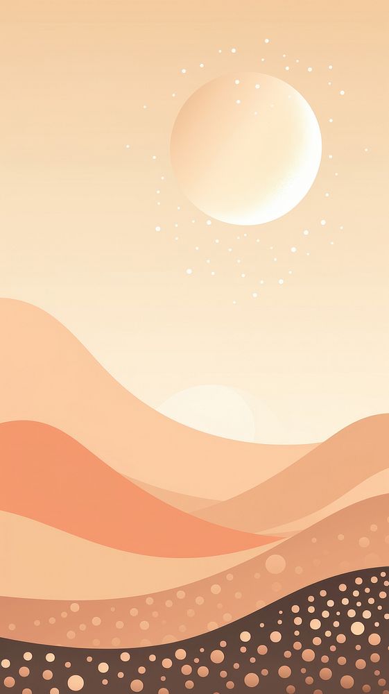  Cute moon backgrounds outdoors pattern. AI generated Image by rawpixel.