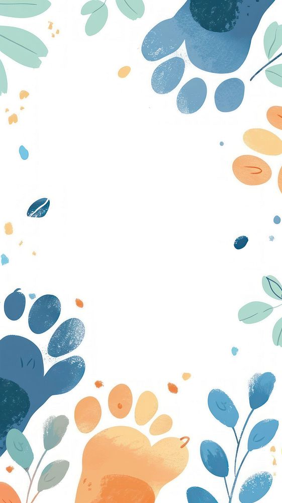 Cat paws pattern backgrounds paper.