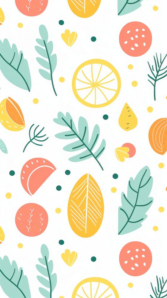  Tropical summer pattern plant leaf. AI generated Image by rawpixel.