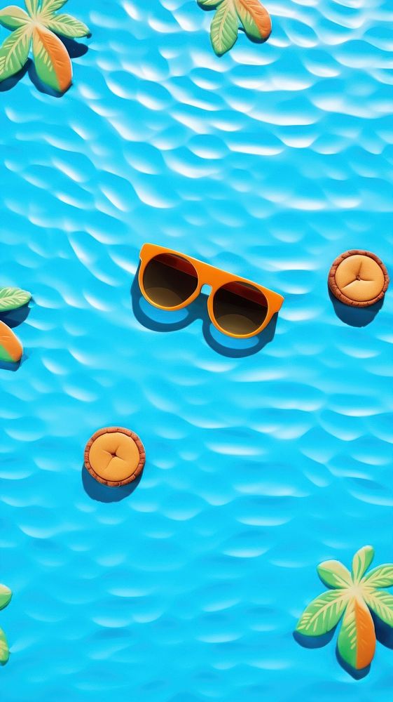  Cute Summer summer backgrounds sunglasses. AI generated Image by rawpixel.