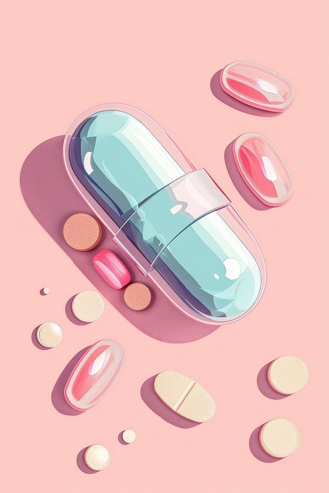 Medicine capsule frame pill medication pharmacy. AI generated Image by rawpixel.