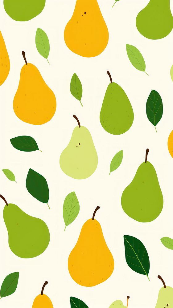  Pear background pear backgrounds pattern. AI generated Image by rawpixel.