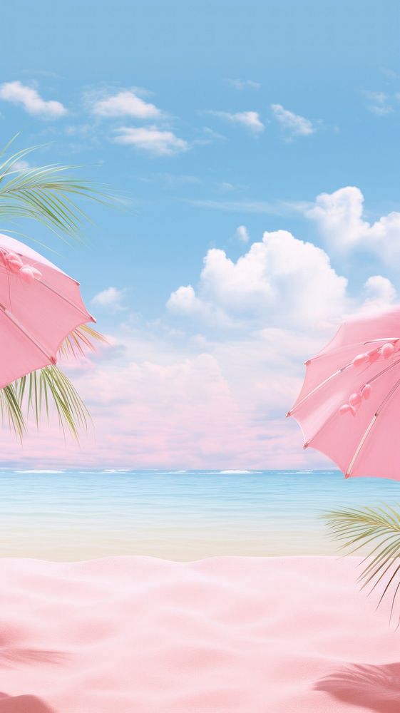  Summer outdoors nature beach. AI generated Image by rawpixel.