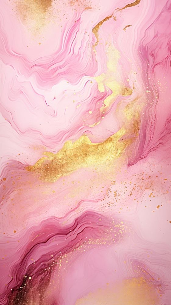  Pink alcohol ink backgrounds abstract painting. AI generated Image by rawpixel.