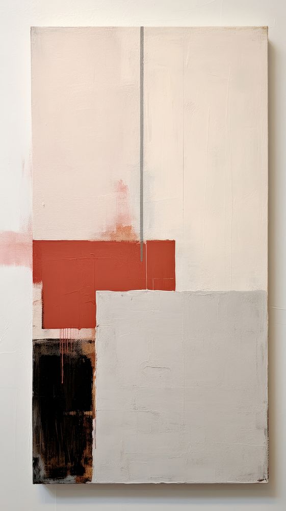 Minimal space abstract painting art architecture.