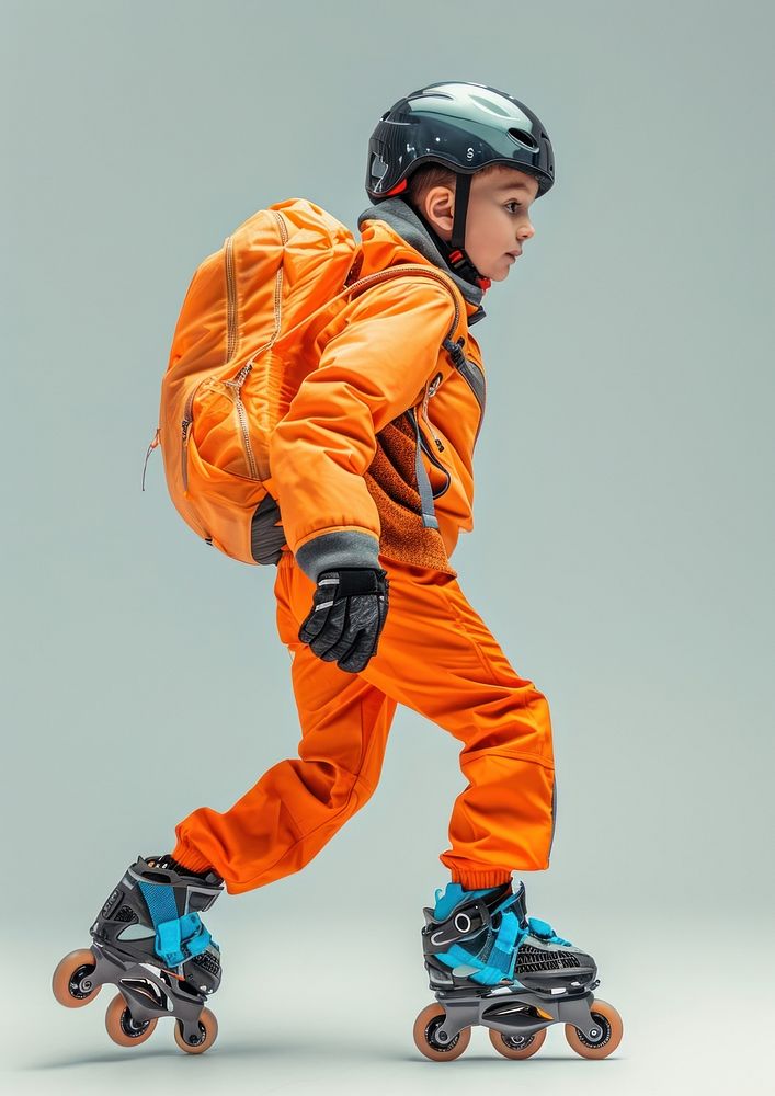 Photo of boy helmet sports skating.