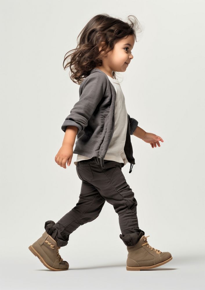 Photo of female toddler footwear walking child.