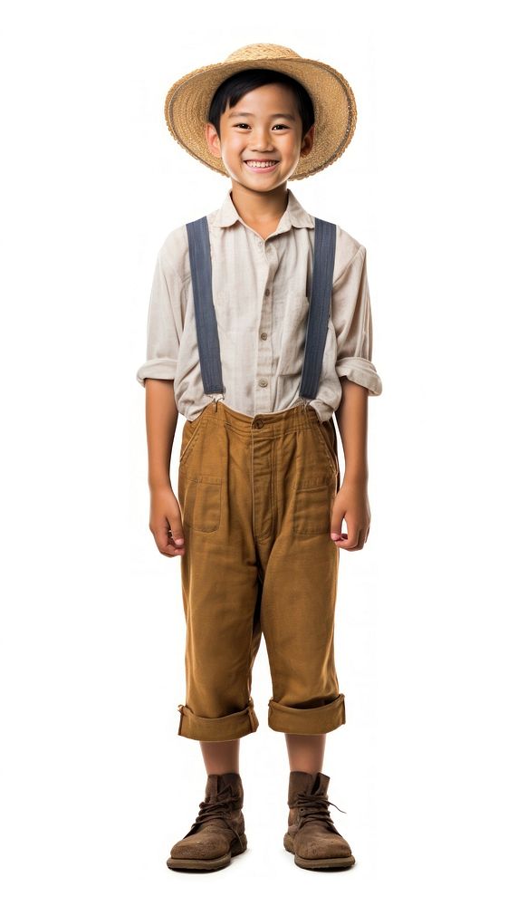 Farmer costume accessories child. AI generated Image by rawpixel.