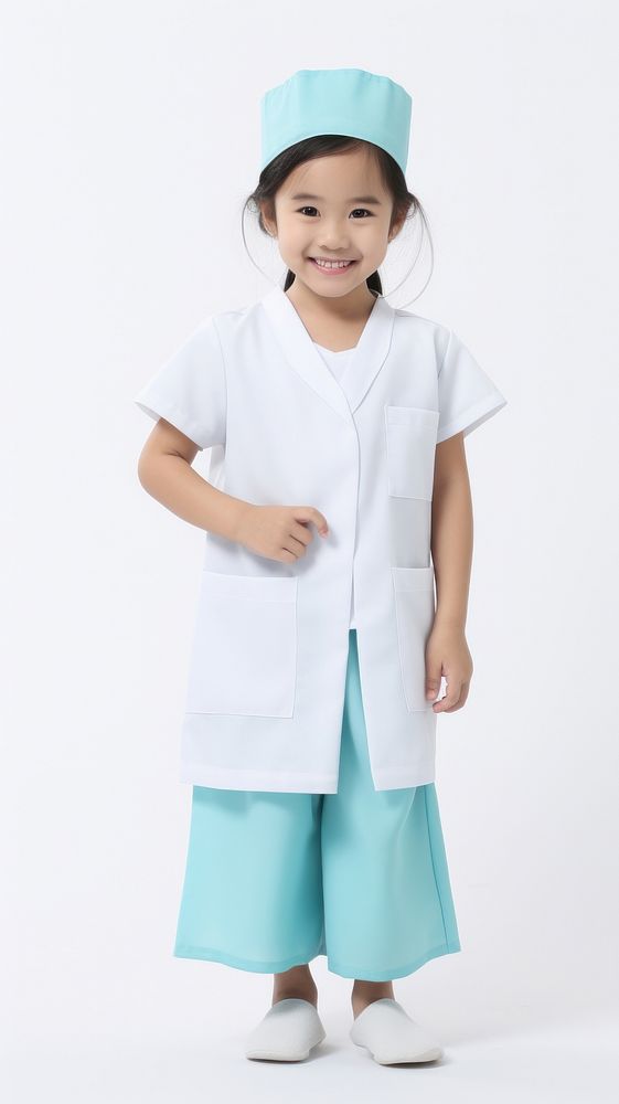 Nurse costume child kid. AI generated Image by rawpixel.