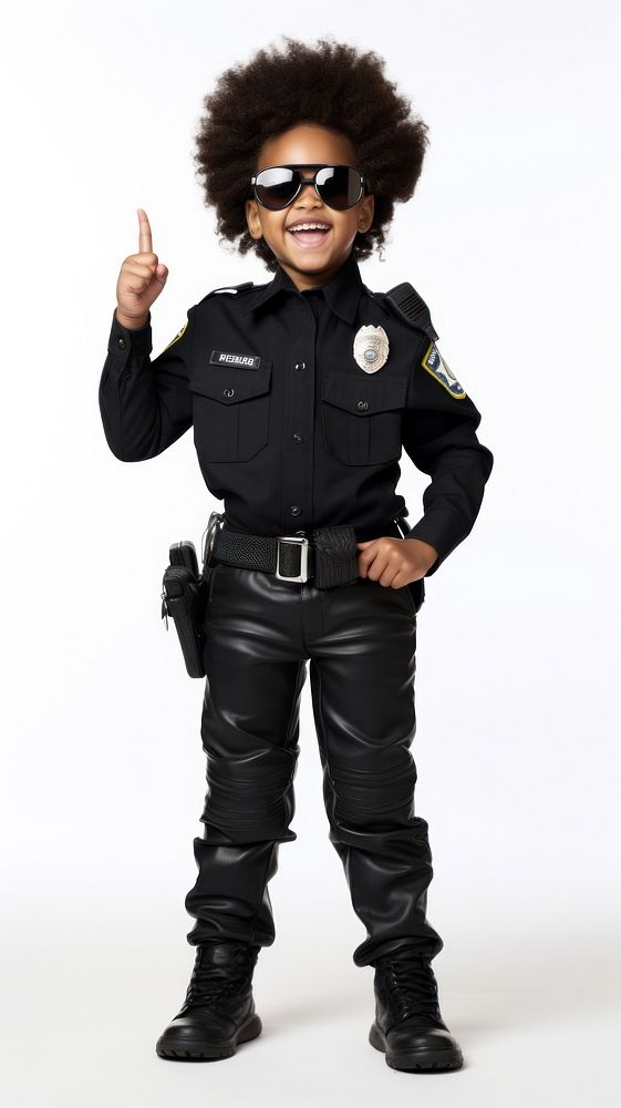 Police accessories costume black. AI generated Image by rawpixel.