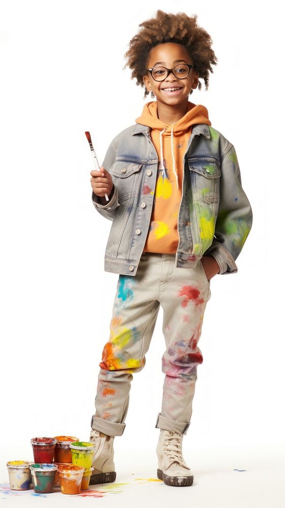 Painter accessories child kid. AI generated Image by rawpixel.