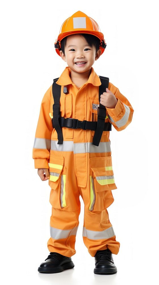 Costume firefighter uniform helmet. AI generated Image by rawpixel.