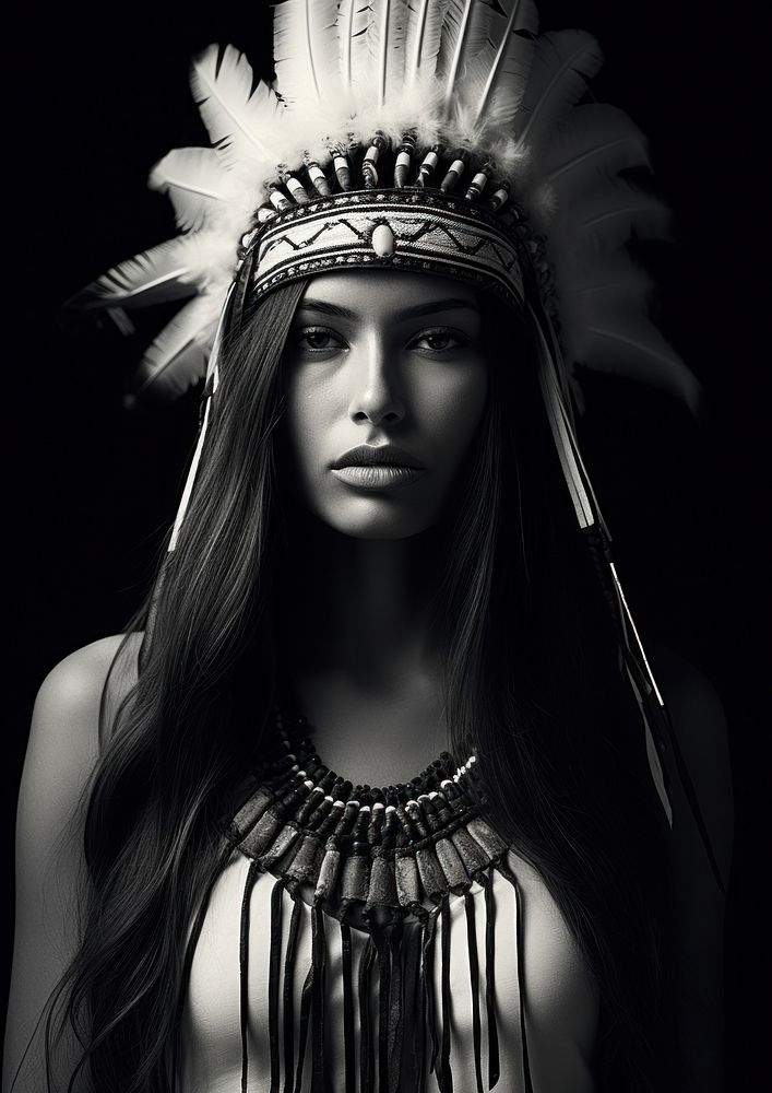 Aesthetic Photography of native american photography portrait adult.