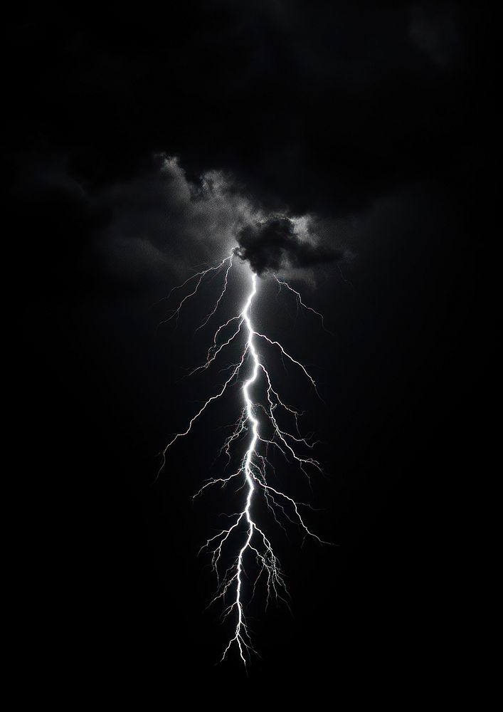 Aesthetic Photography of lightning bolt thunderstorm outdoors nature.