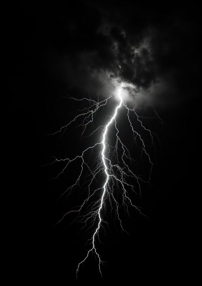 Aesthetic Photography of lightning bolt thunderstorm outdoors nature.
