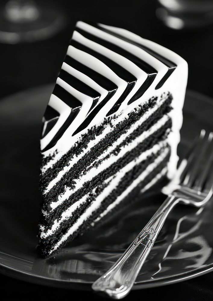 Aesthetic Photography birthday cake dessert black food.