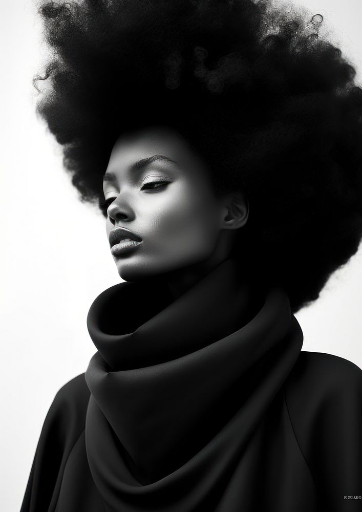 Photography black people fashion photography monochrome.