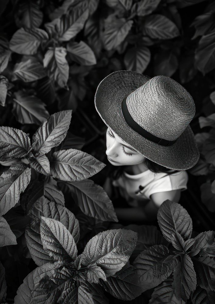 Aesthetic Photography woman gardener photography portrait plant.