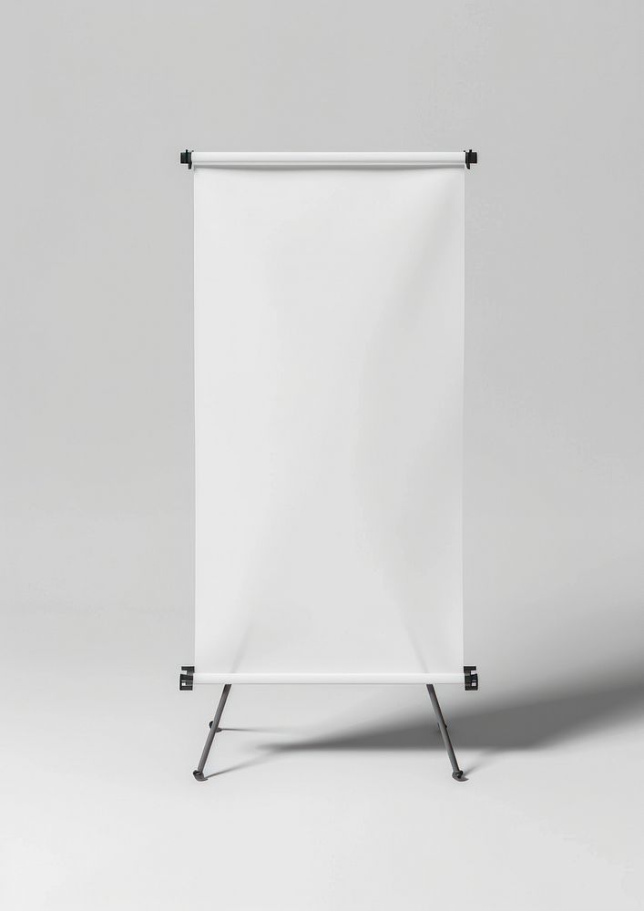 X Stand banner  white white background electronics.