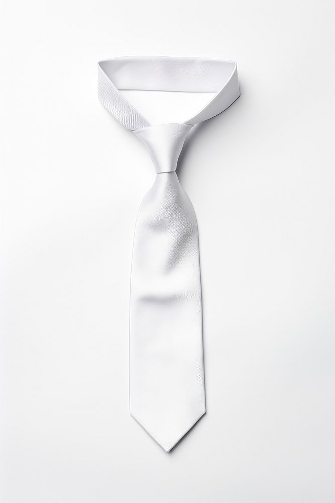 Necktie  white white background accessories.