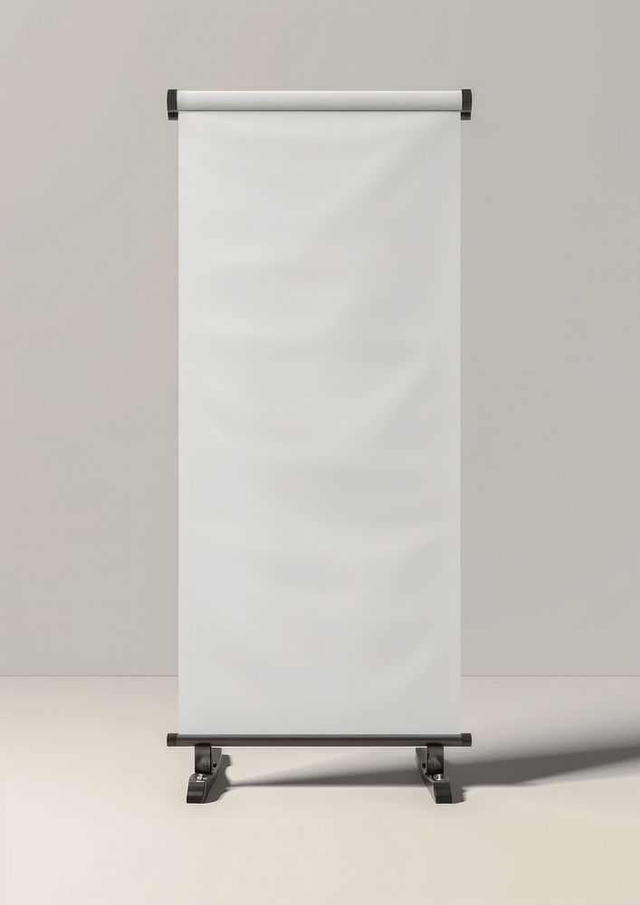 Roll up banner  electronics absence screen.