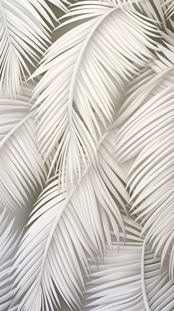 Palm leaves relief small pattern plant leaf tree.