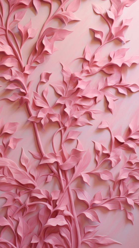Vine bas relief pattern art wallpaper petal.