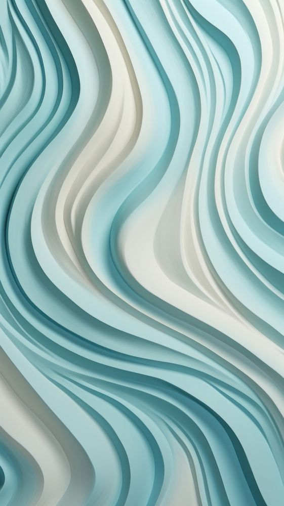 Wave pattern turquoise art.