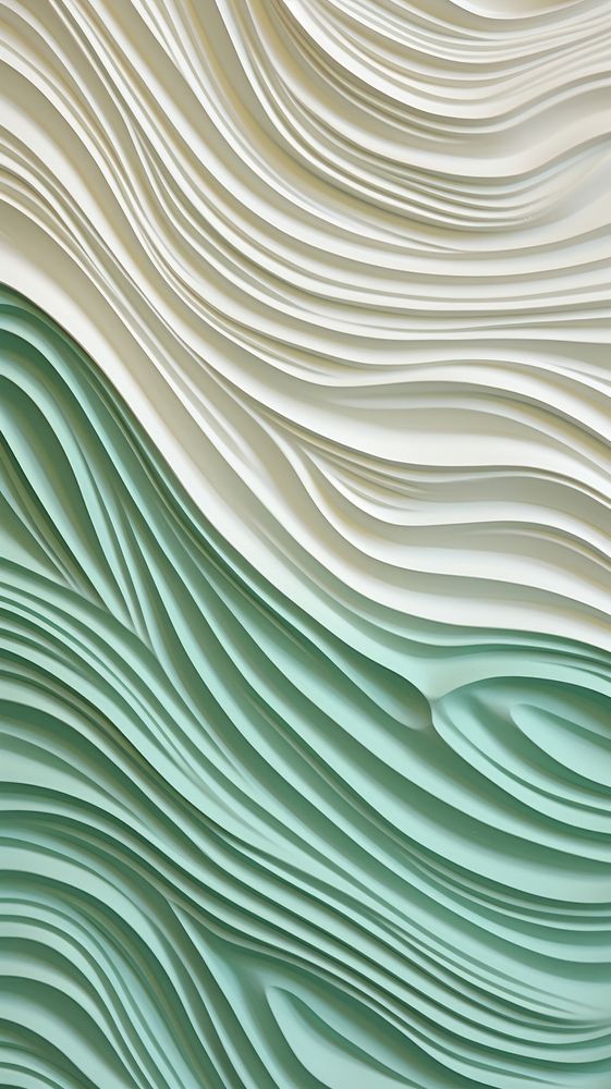 Wave pattern paper art.