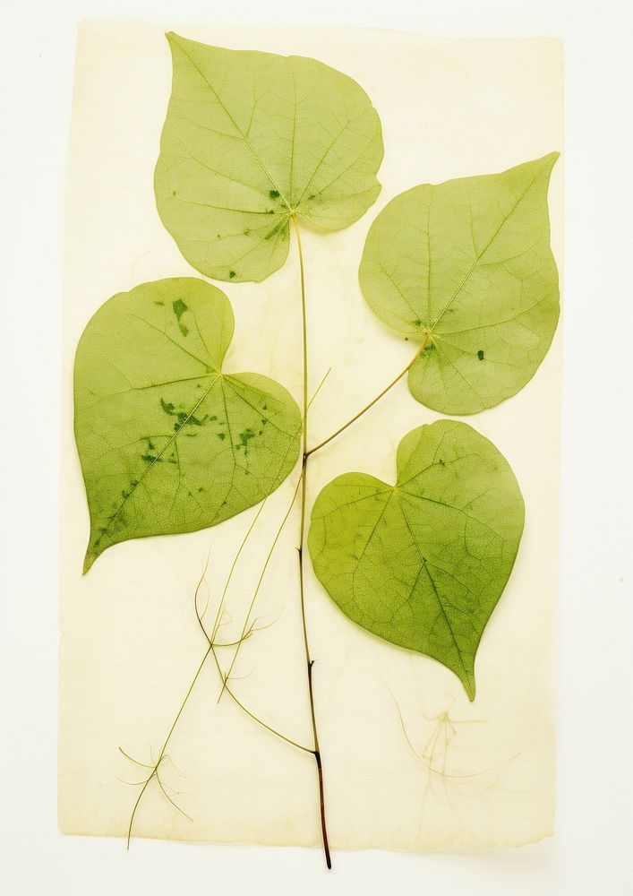 Real Pressed a green leaf bougainvillea plant freshness drawing nature.