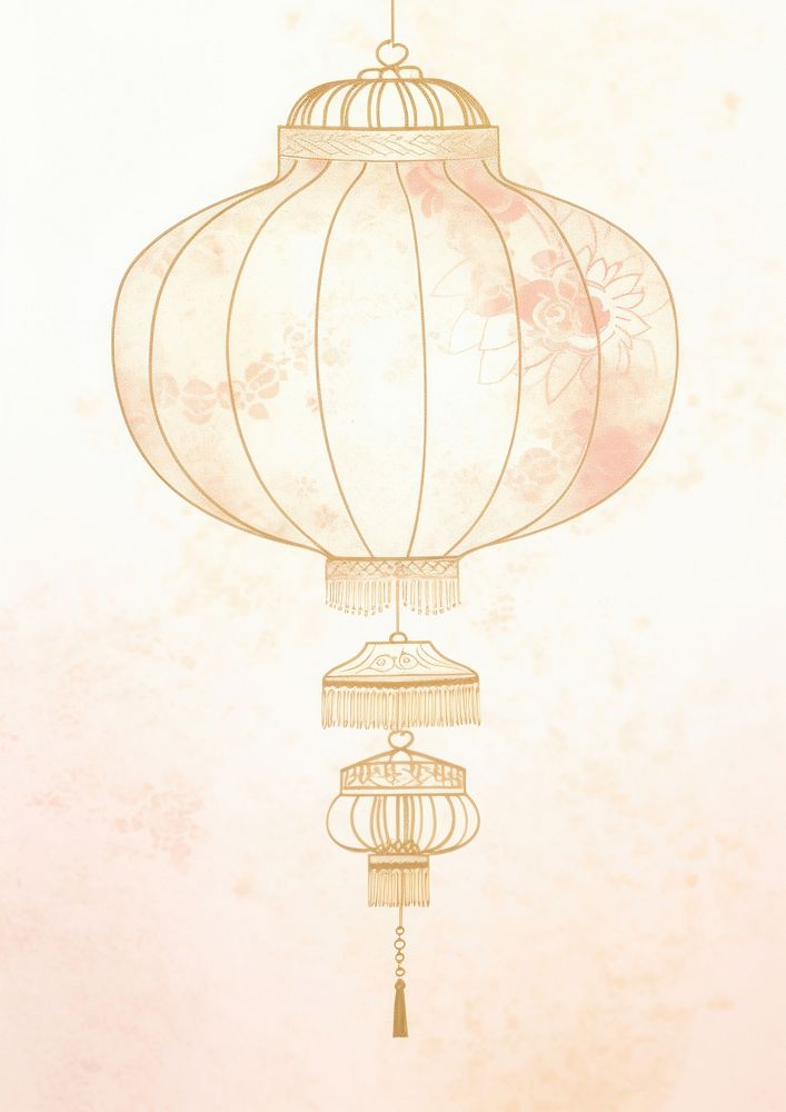 Antique Chinese lantern lamp old chinese lantern.