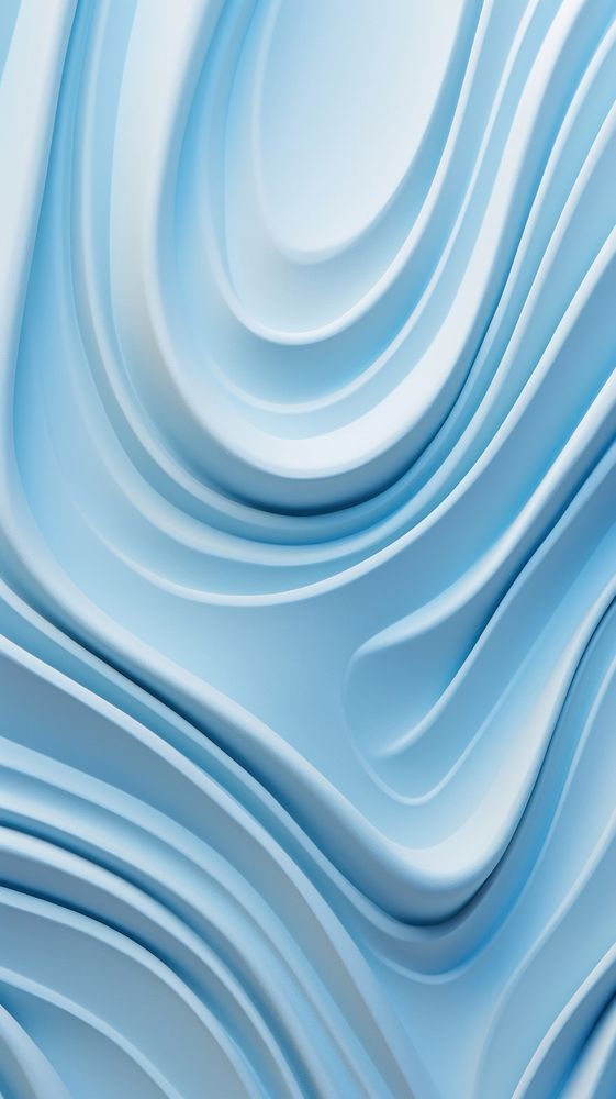 Blue wave bas relief pattern turquoise art backgrounds.