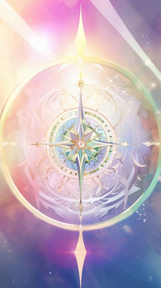Compass backgrounds creativity chandelier. | Free Photo Illustration