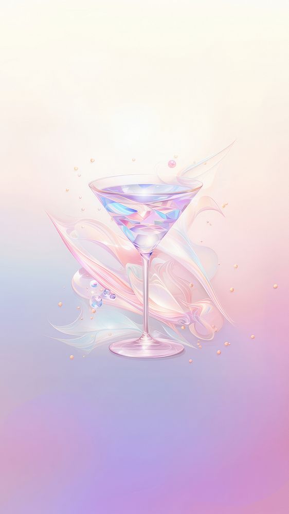 Cocktail martini glass refreshment.