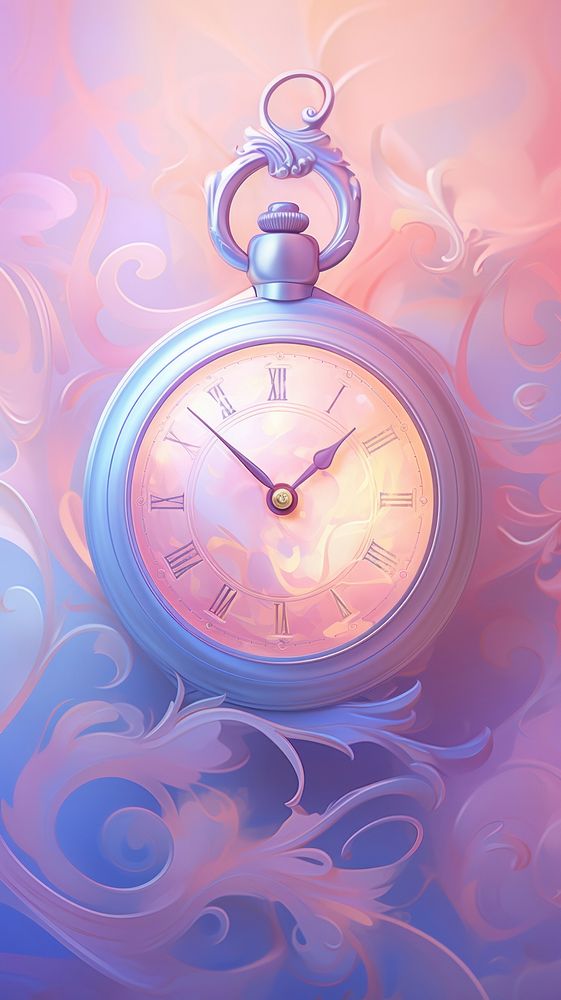 Clock backgrounds cosmetics abstract.