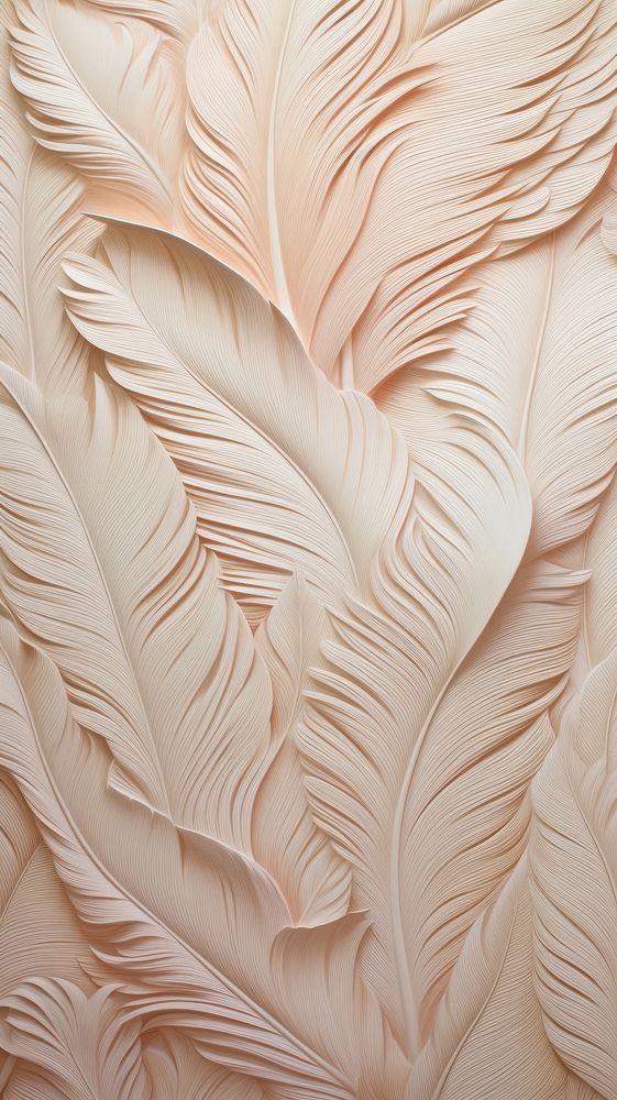Feather bas relief pattern art lightweight backgrounds.
