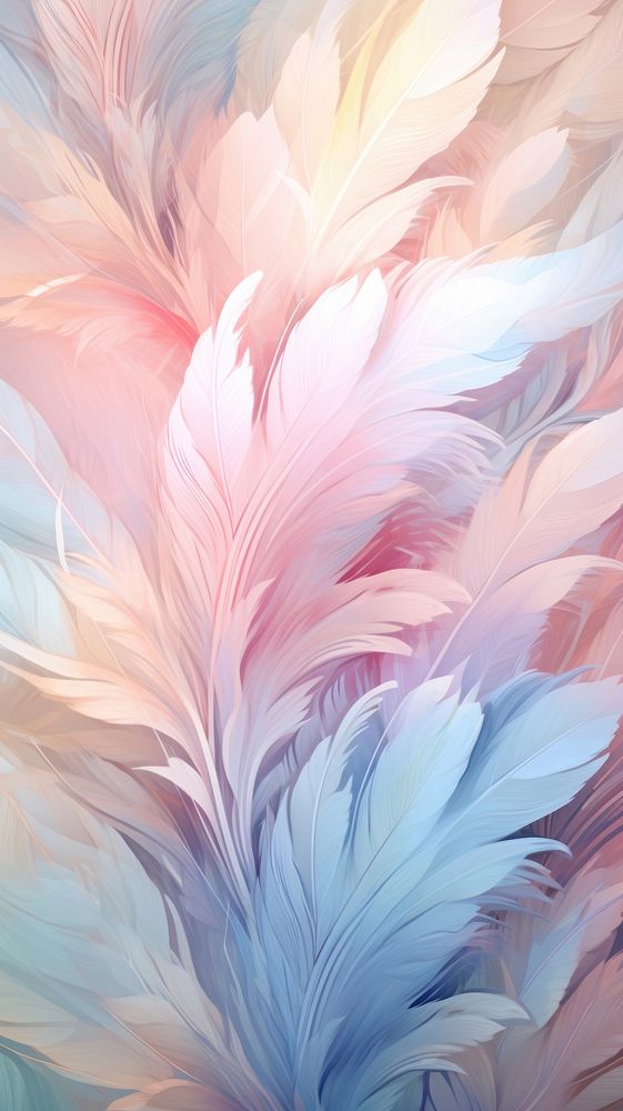 Feathers pattern art lightweight.