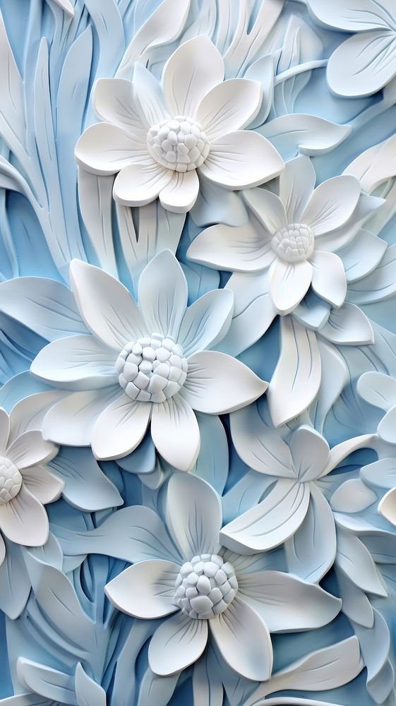  Flower pattern art petal. AI generated Image by rawpixel.