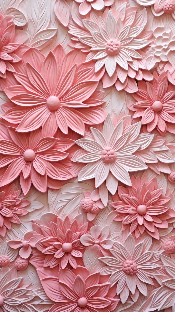 Flower pattern art wallpaper.