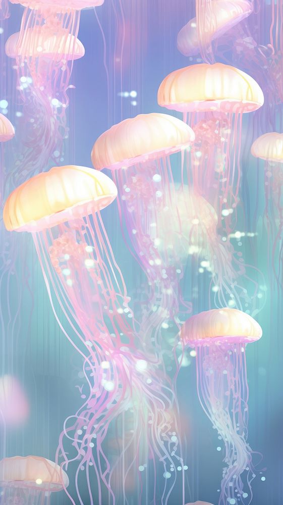 Jellyfish pattern invertebrate transparent translucent.