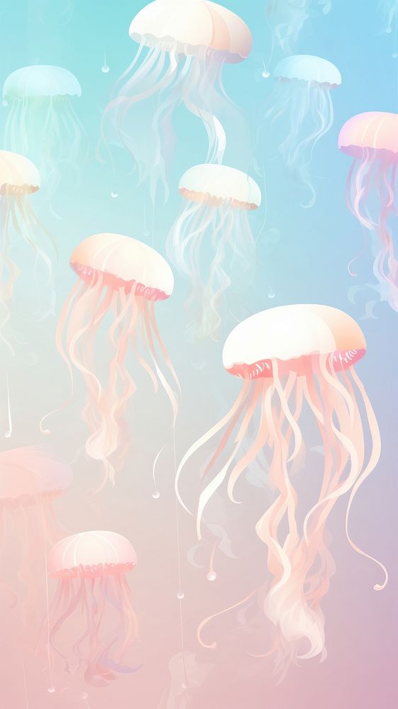 Jellyfish pattern animal invertebrate transparent.