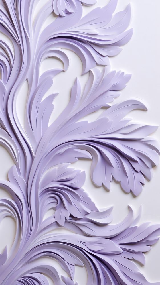 Lavender bas relief pattern art backgrounds creativity.