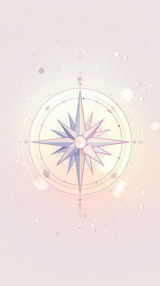 Minimal compass technology chandelier astronomy.