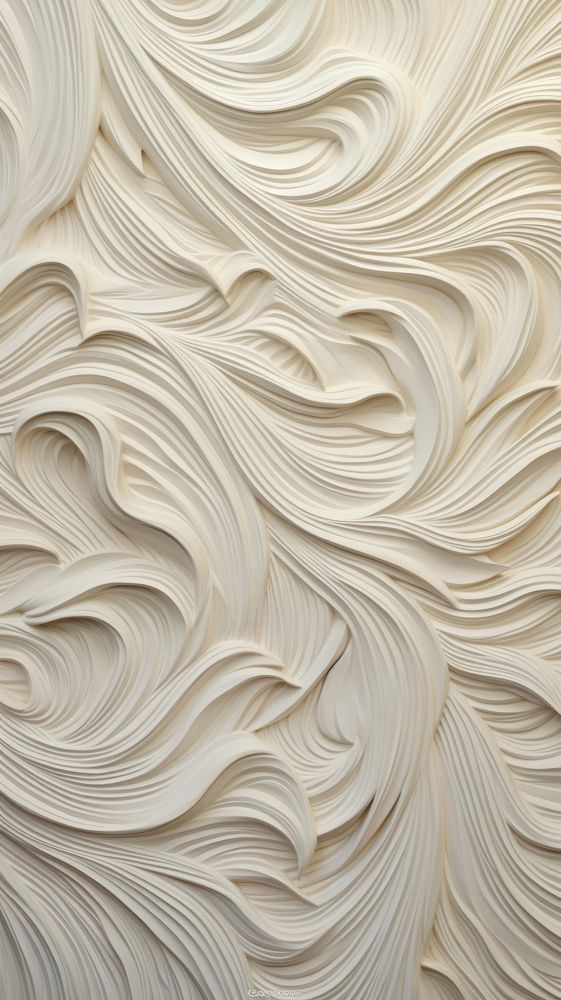 Nature bas relief pattern wallpaper white backgrounds.