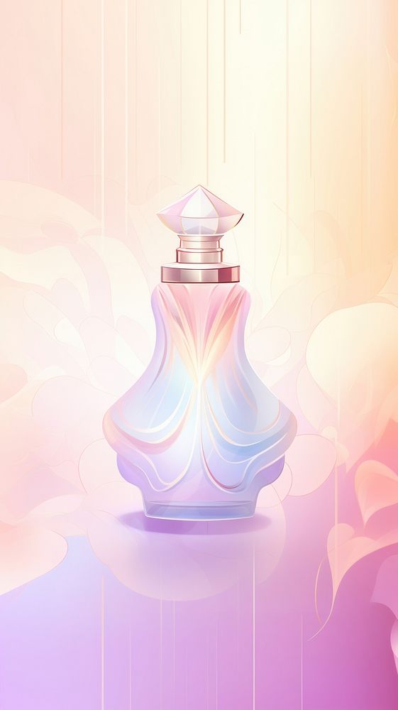 Perfume bottle creativity cosmetics.