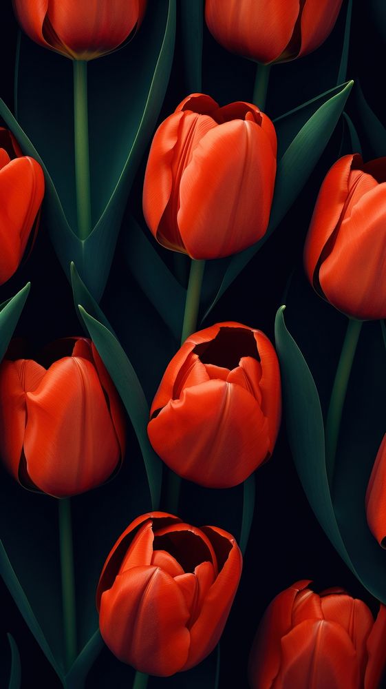 Tulip tulip flower petal. AI generated Image by rawpixel.