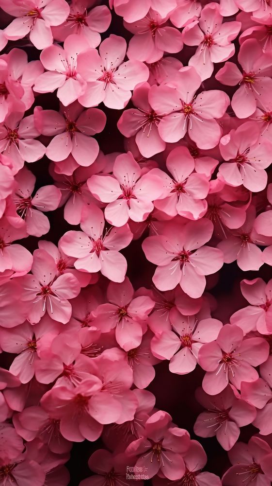  Cherry blossom pattern flower petal. AI generated Image by rawpixel.