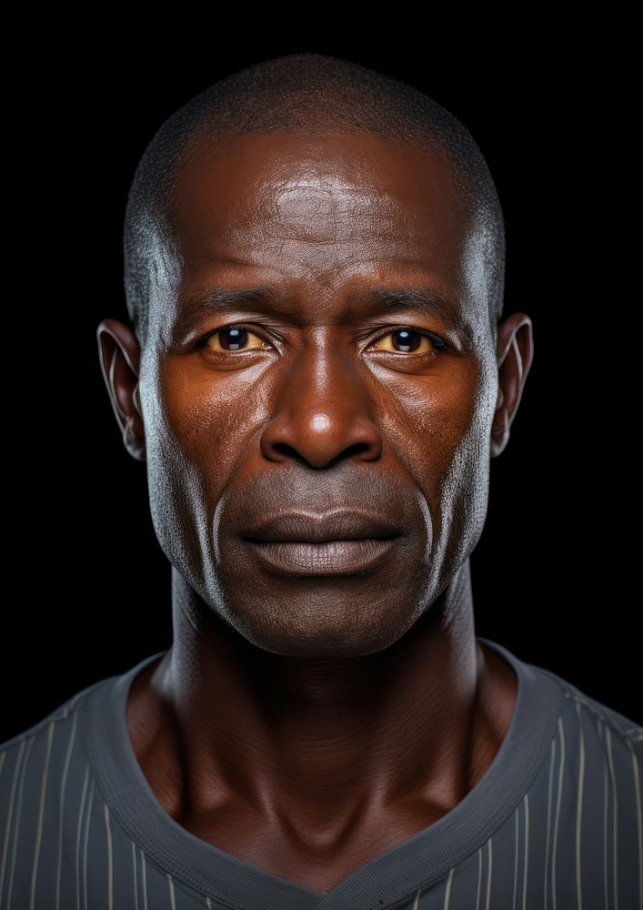 African american man portrait adult black.
