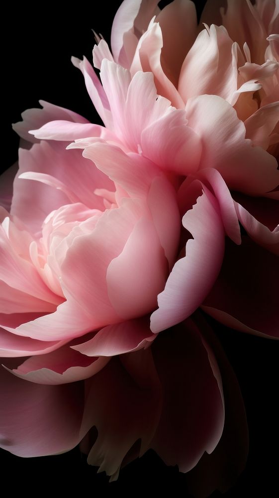  Peony blossom flower petal. AI generated Image by rawpixel.