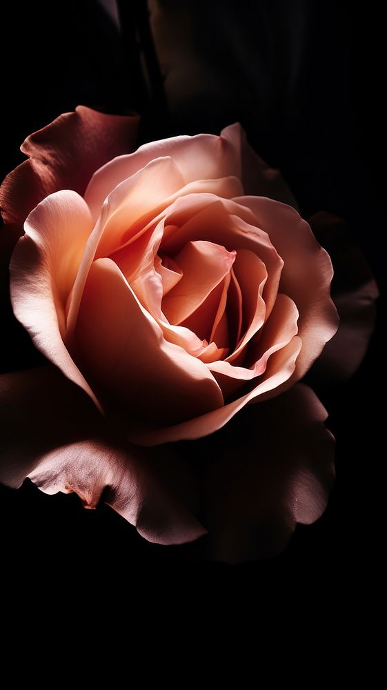  Rose flower petal plant. AI generated Image by rawpixel.